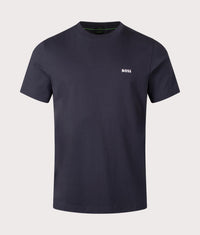 Crew Neck Tee T-Shirt: 402 Dark Blue 