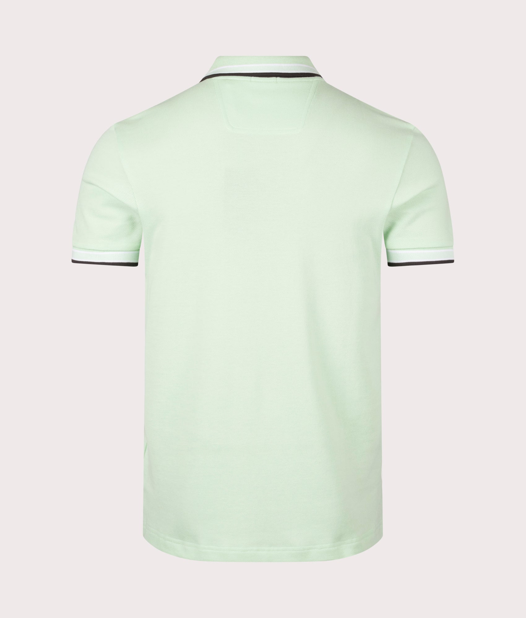 Paddy Polo Shirt in Open Green by Boss. EQVVS Back Angle Shot