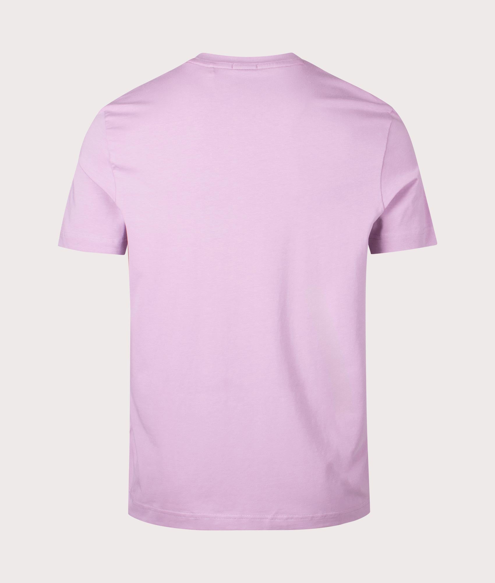 Tchup T-Shirt in Light Pastel Purple by Boss. EQVVS Back Angle Shot.