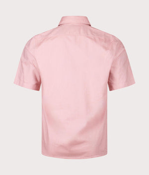 Rash 2 Shirt in Open Pink by Boss. EQVVS Back Angle Shot.
