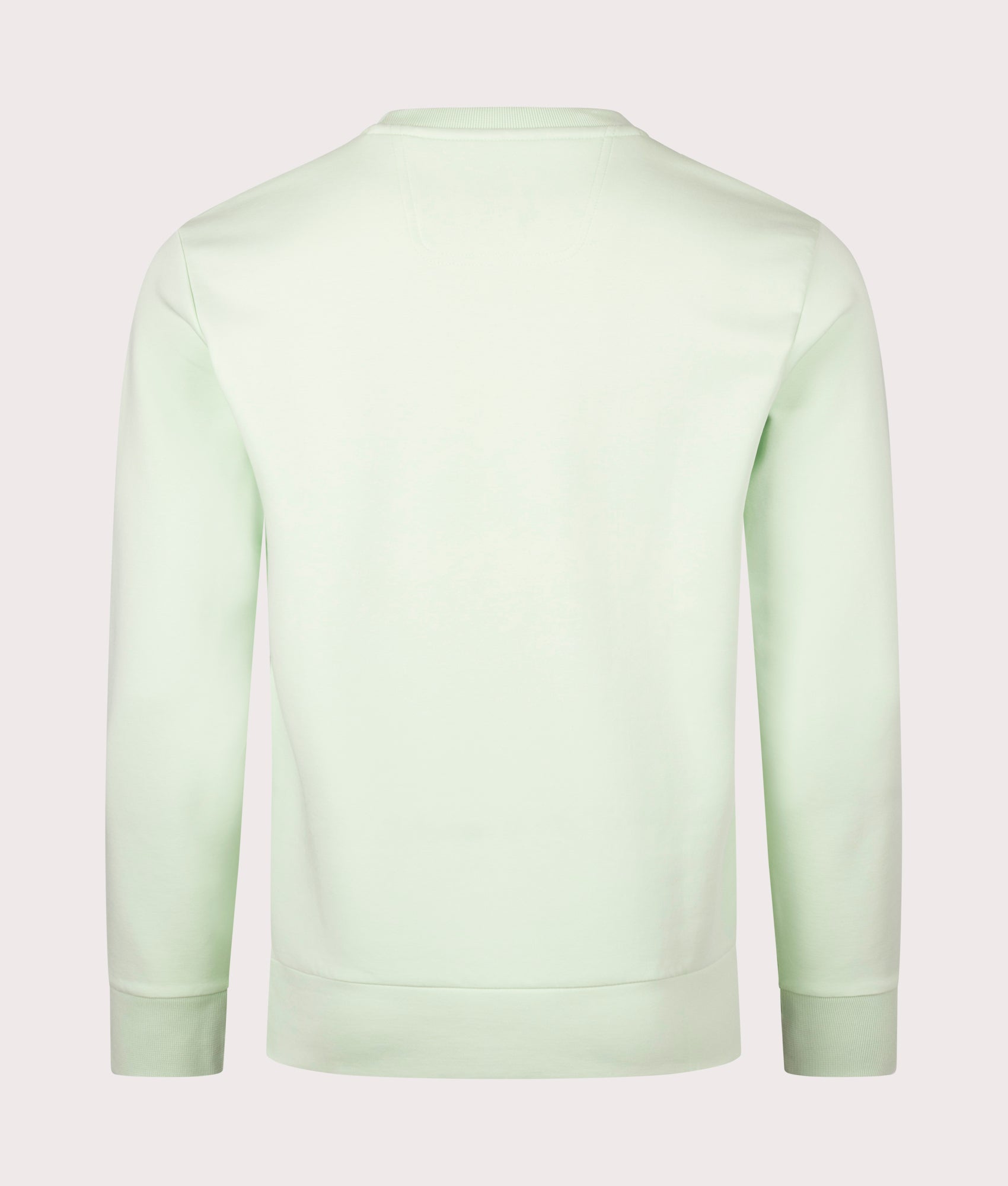 Salbo Sweatshirt in Open Green by Boss. EQVVS Back Angle Shot.