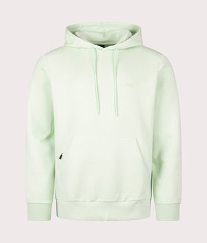 Soody Hoodie in Open Green by Boss. EQVVS Front Angle Shot.