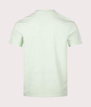 Crew Neck Tee T-Shirt in Open Green by Boss. EQVVS Back Angle Shot.