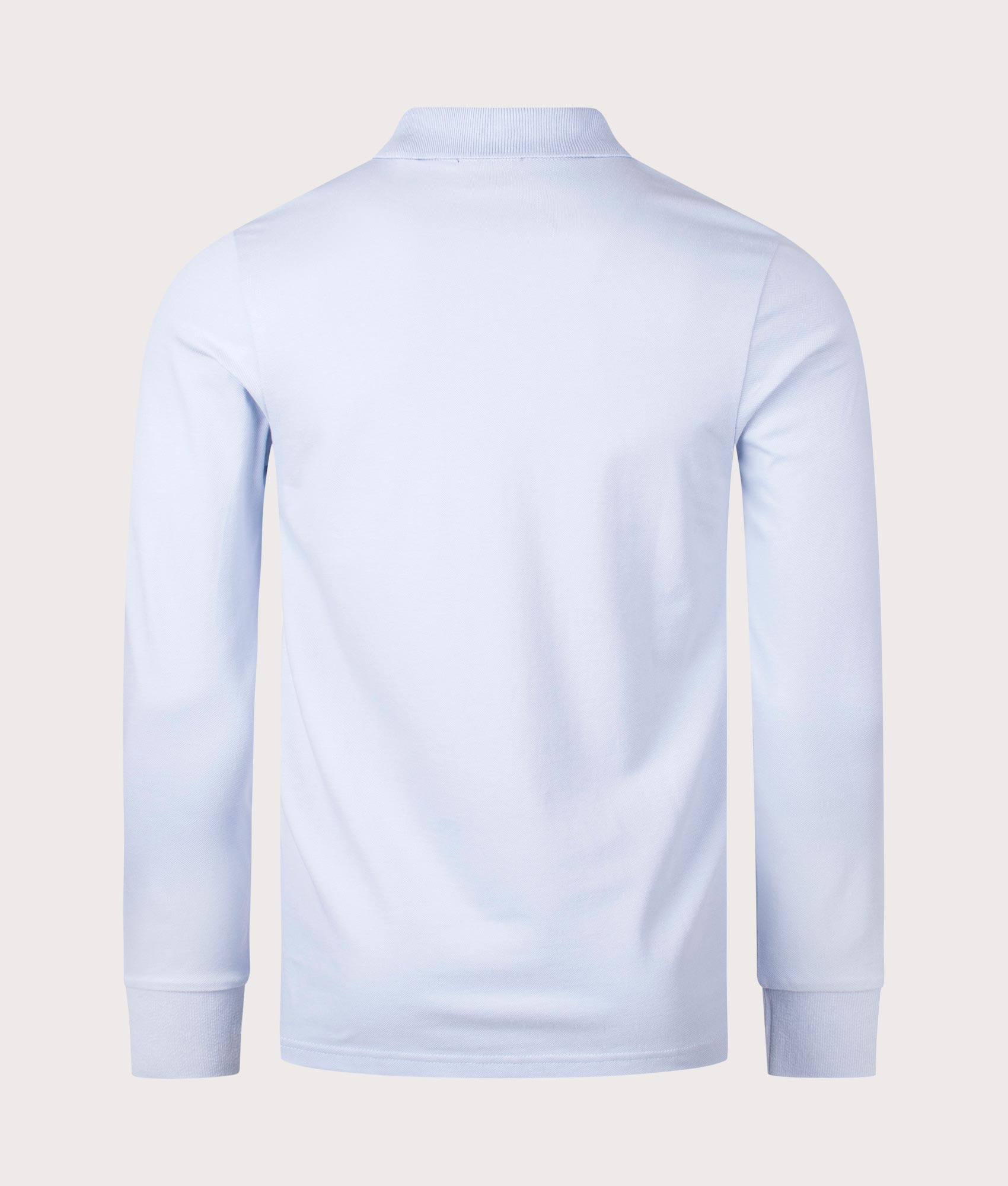 Passerby Polo Shirt in Open Blue by Boss. EQVVS Back Angle Shot.
