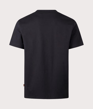 Te Kalt T-Shirt in Black by Boss. EQVVS Back Angle Shot.