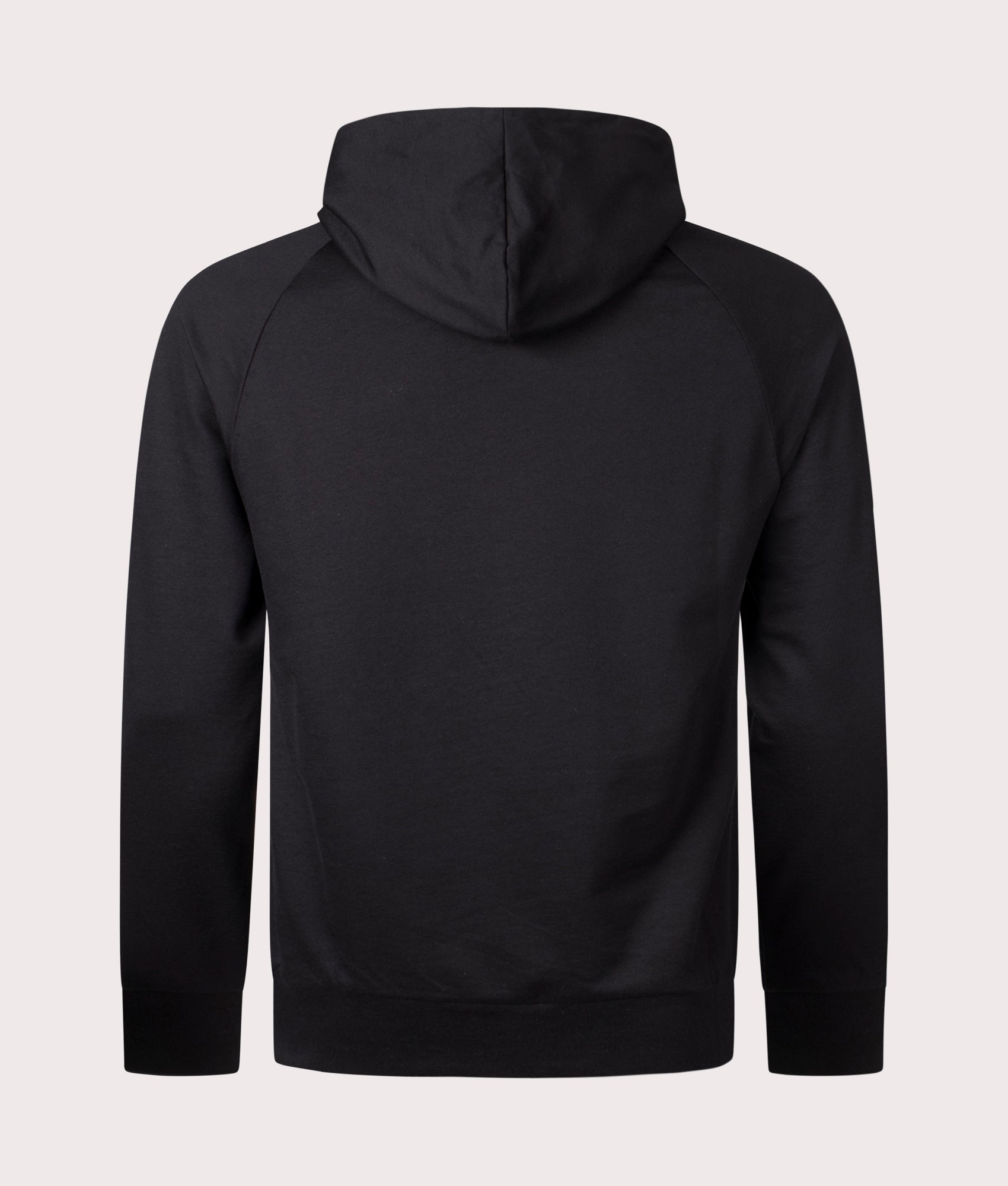 Authentic Hoodie in Black by Boss. EQVVS Back Angle Shot.
