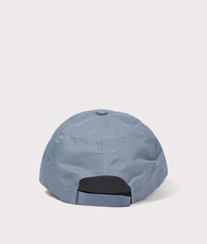 Stacked Logo Jude Cap in Open Blue by Hugo. EQVVS Back Angle Shot.