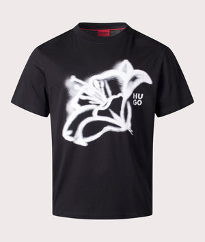 Dablumo T-Shirt in Black by Hugo. EQVVS Shot. 