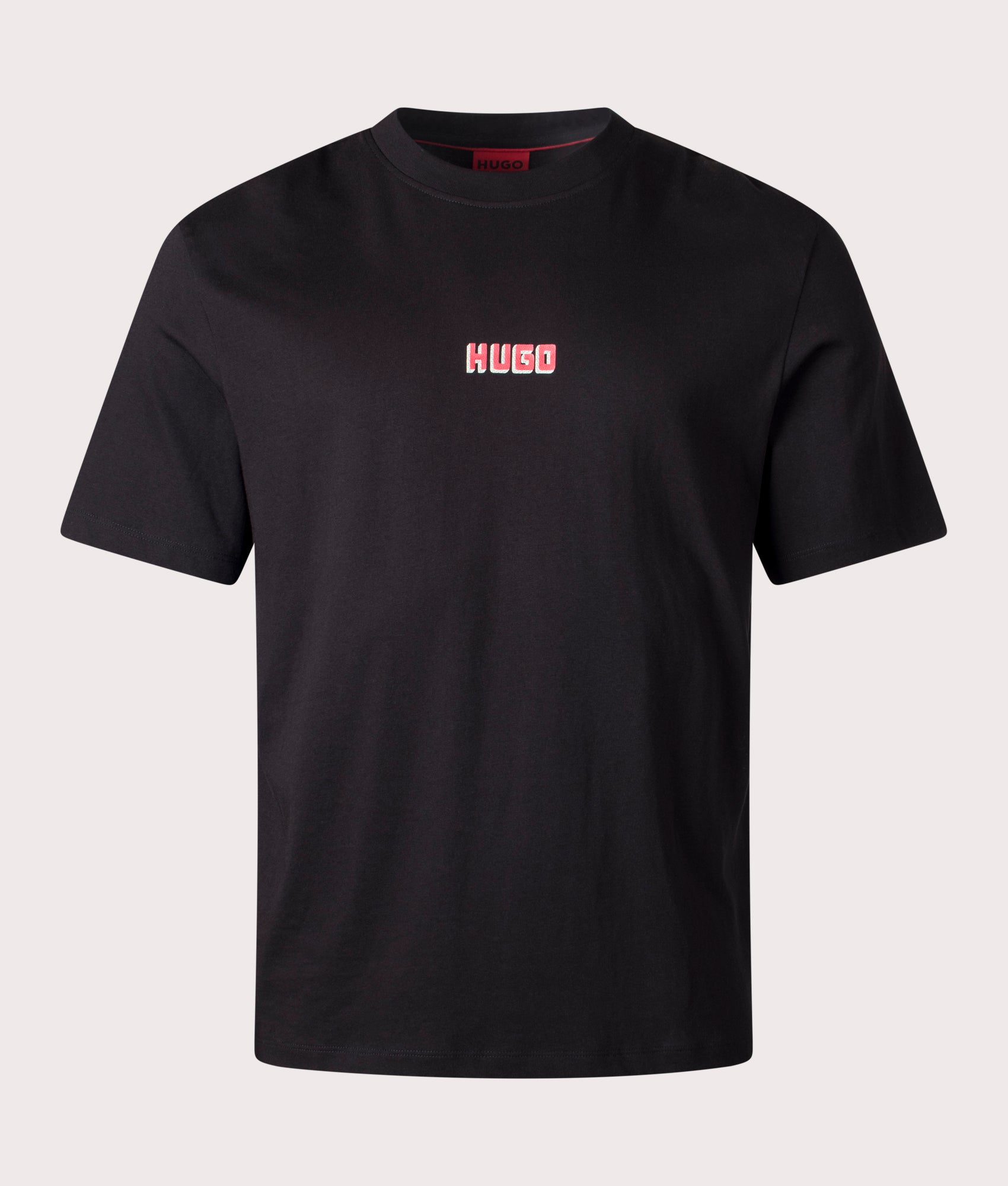 Diqitee T-Shirt in Black by Hugo. EQVVS Shot.