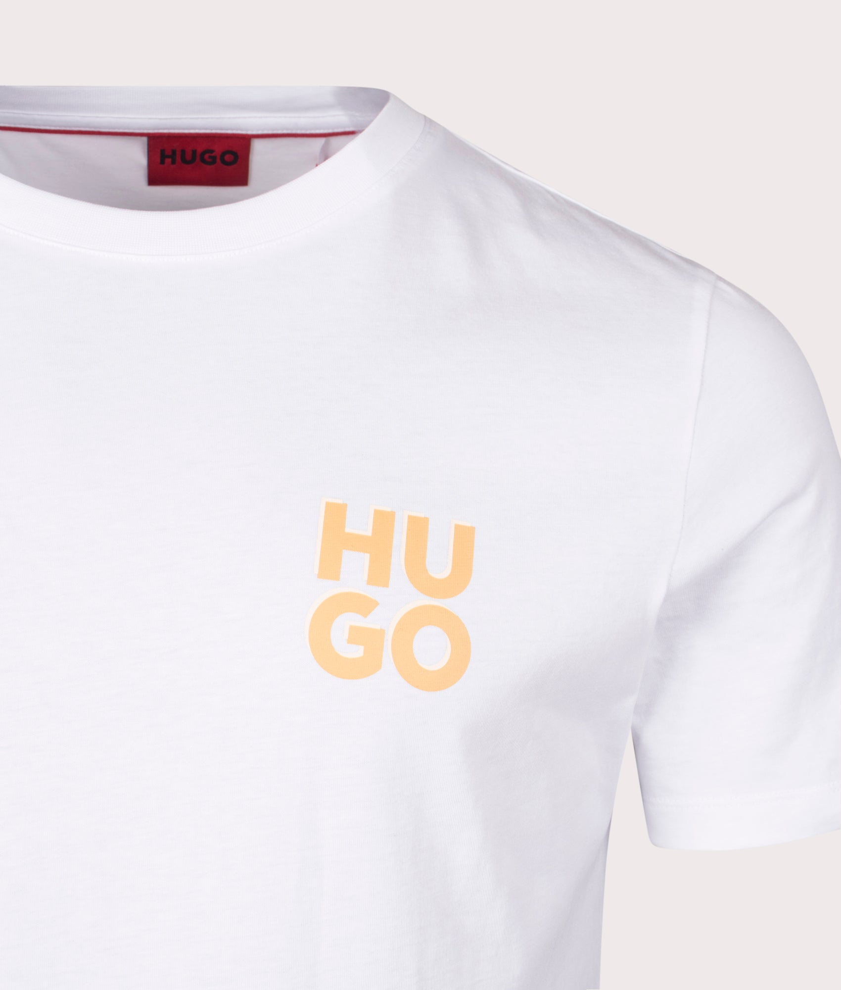Dimoniti T-Shirt in White by HUGO. EQVVS Shot.