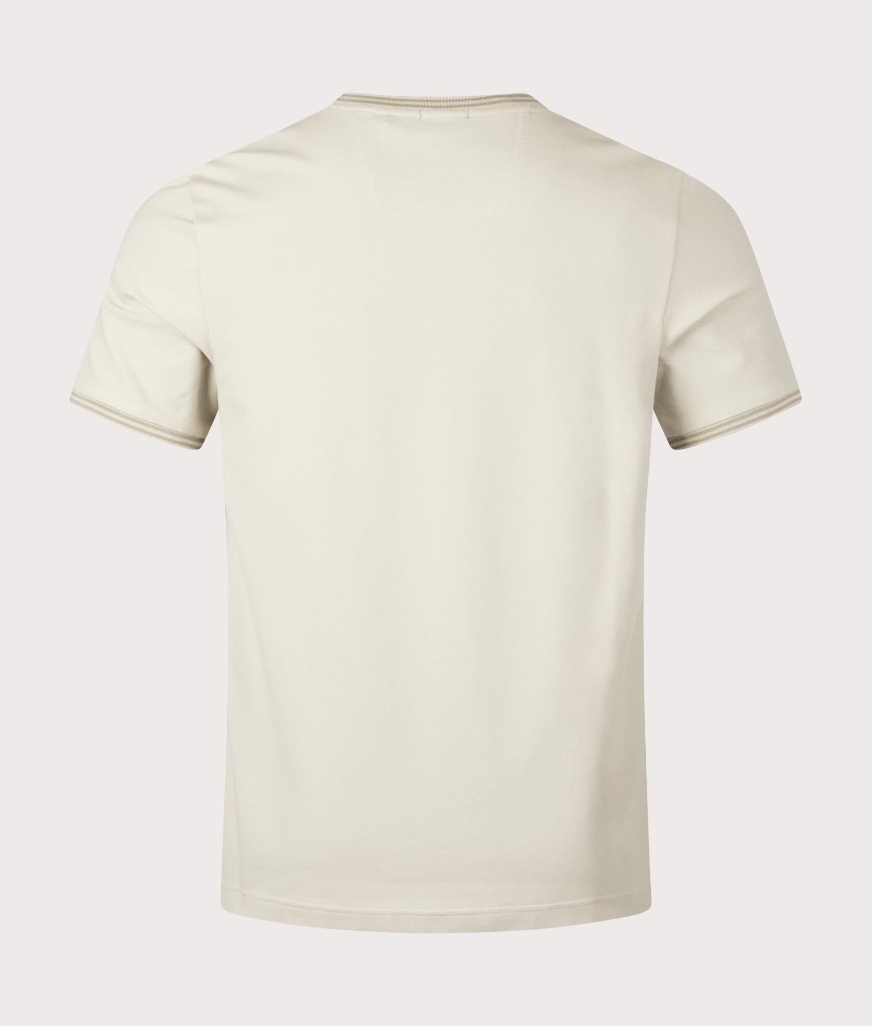 Taul T-Shirt in Light Beige by BOSS. EQVVS Shot.