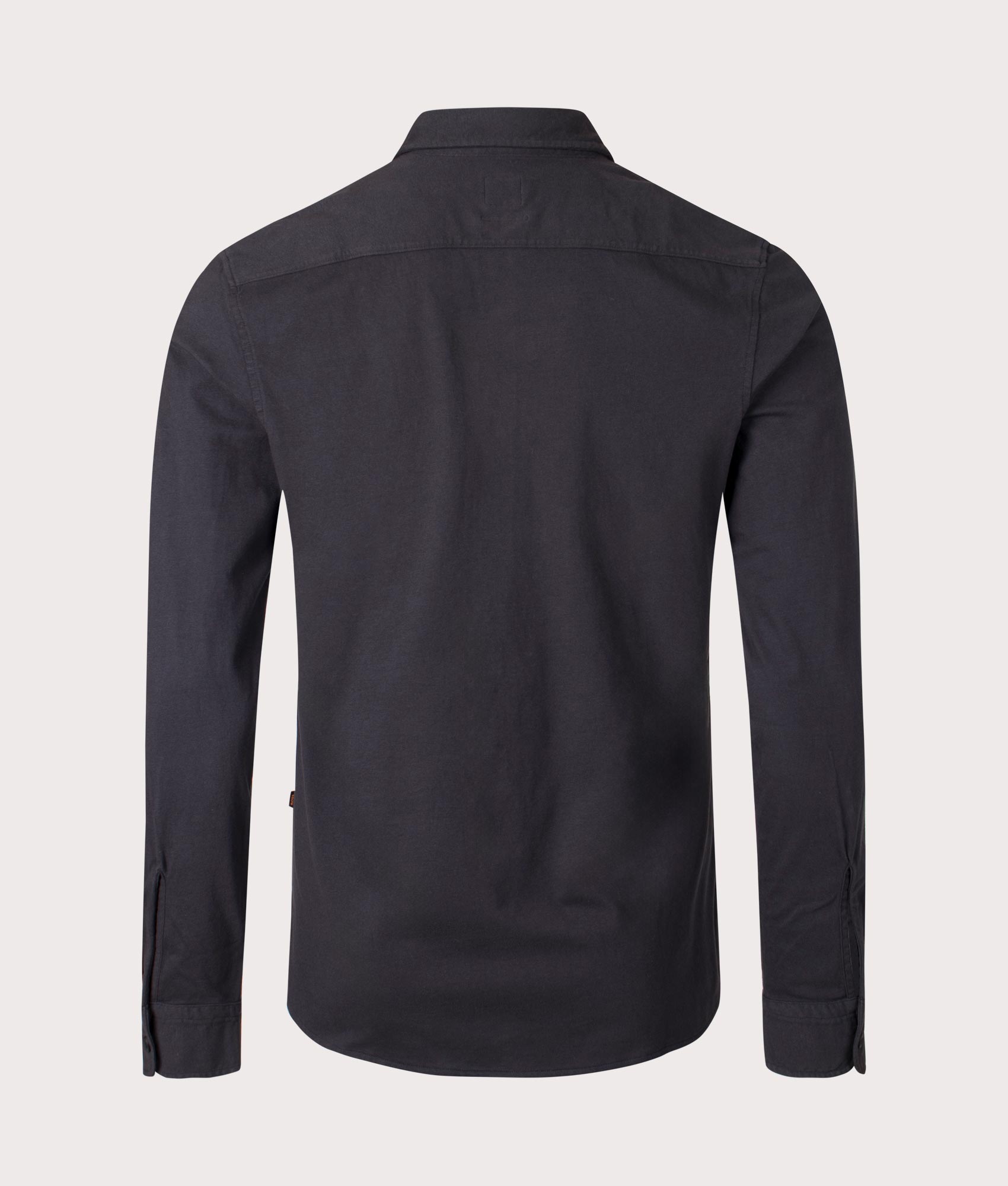 BOSS Mysoft 2 M Shirt in Black for Men, 100% Cotton at EQVVS Back Shot