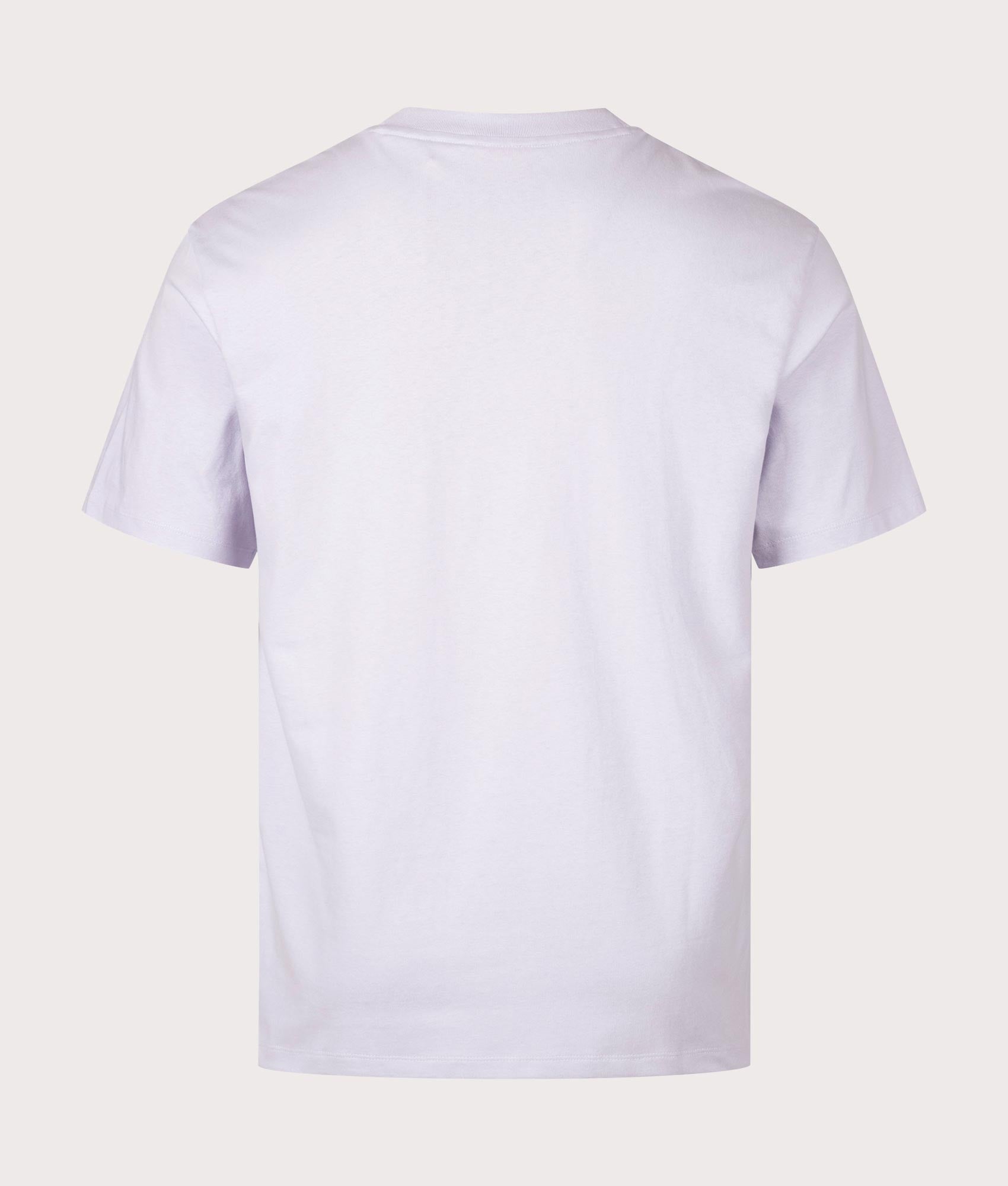 HUGO Relaxed Fit Dapolino T-Shirt in Light Purple, 100% cotton. At EQVVS Menswear. Back shot