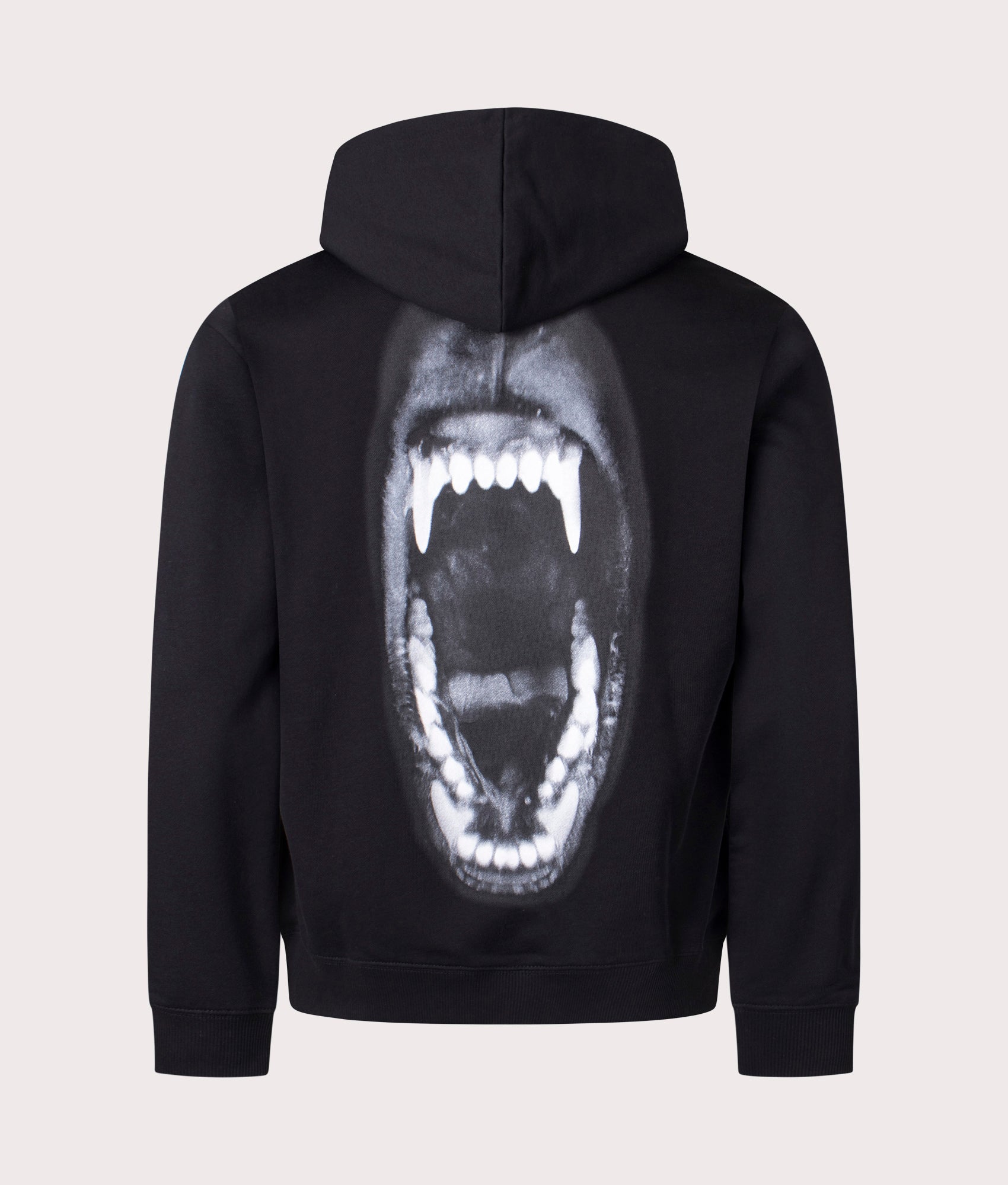 Hugo Dartchon Hoodie in black at EQVVS Menswear back shot