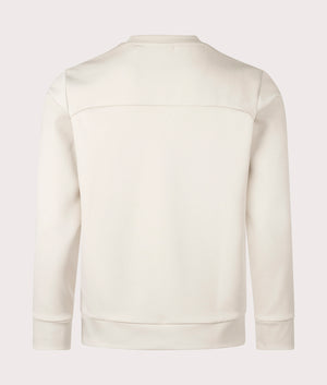 BOSS Salbo 1 Sweatshirt in Light Beige for Men at EQVVS Back Shot