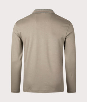 BOSS Plisy Polo Shirt in Light Pastel Green. Shot at EQVVS. Reverse shot. 