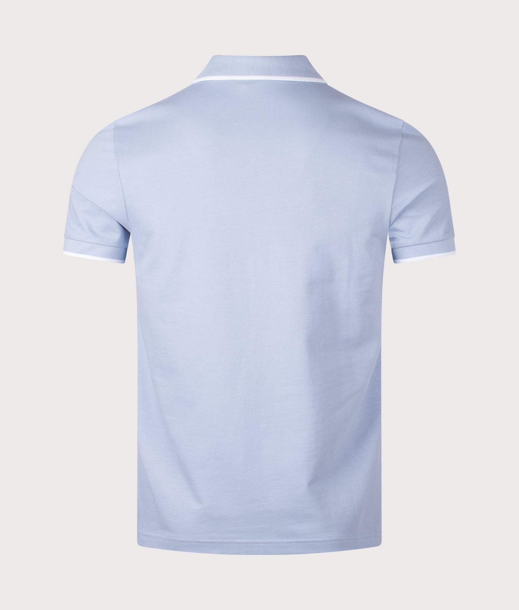 Slim Fit Passertip Polo Shirt. Shot by EQVVS. Back shot.