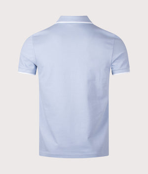 Slim Fit Passertip Polo Shirt. Shot by EQVVS. Back shot.