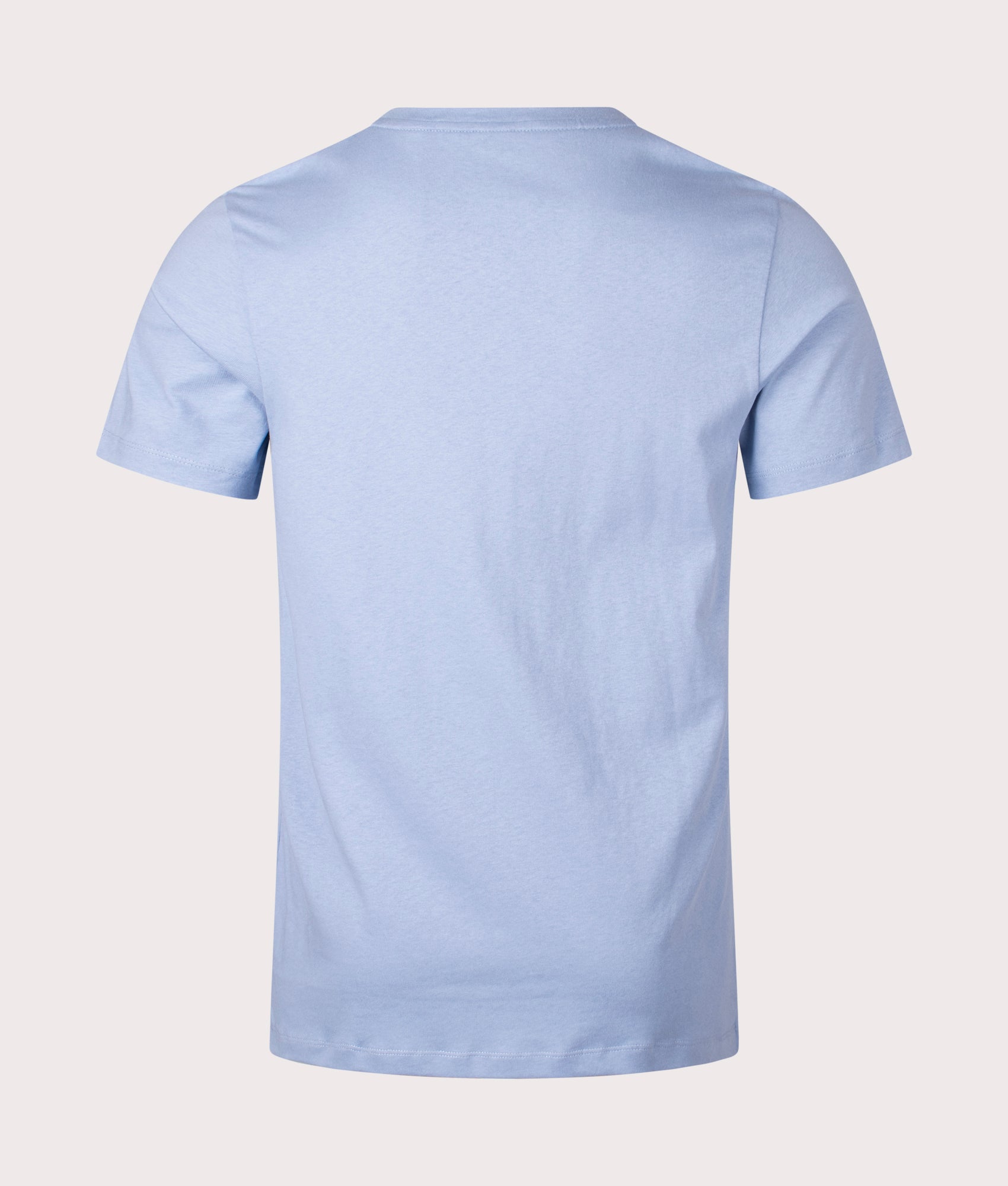 Tales T-Shirt in Open Blue by Boss. EQVVS Front Back Shot.