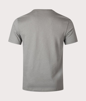 Tales T-Shirt in Open Grey by BOSS. Shot at EQVVS. Reverse shot. 