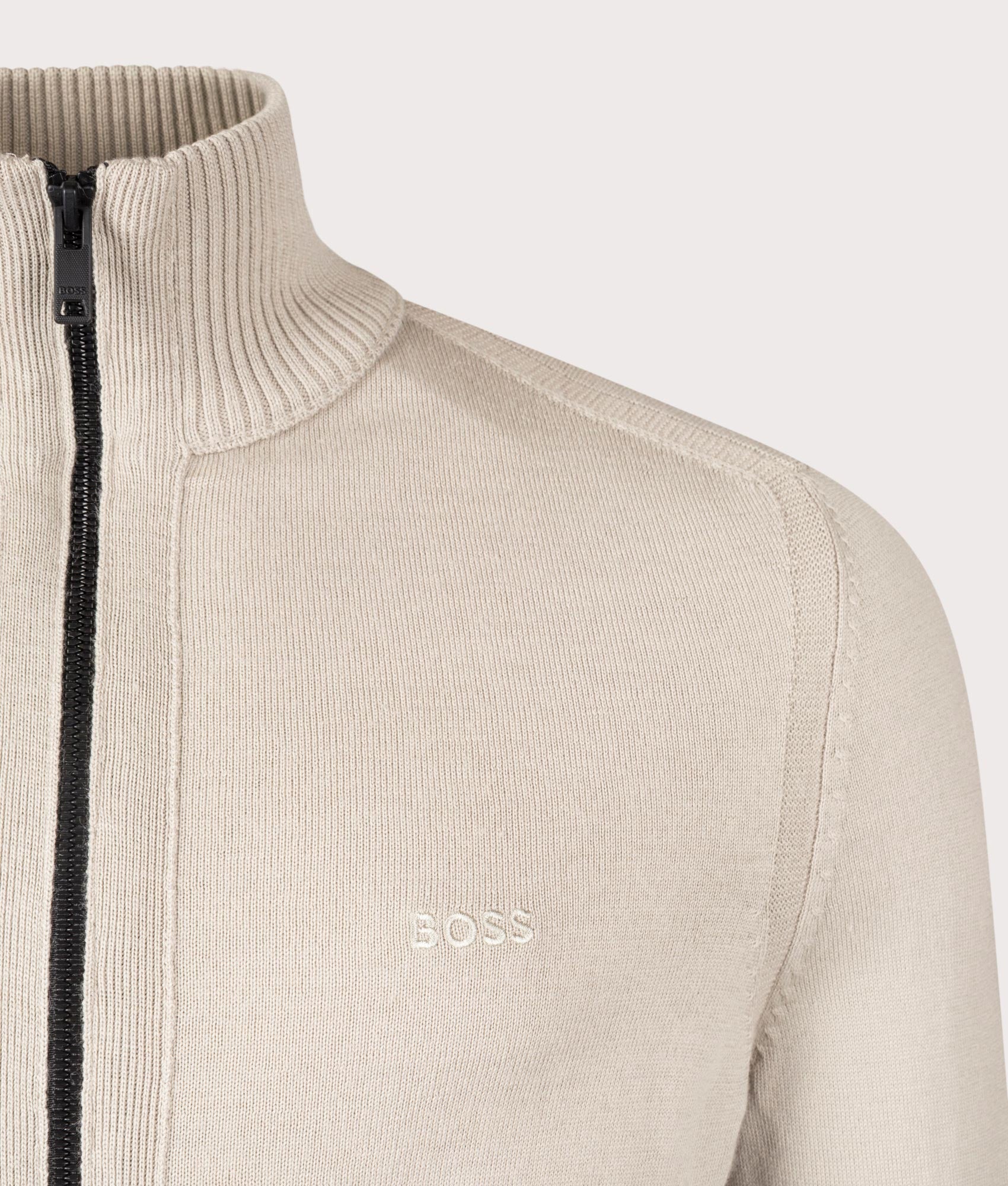 Regular Fit Avac Full Zip Knitted Cardigan