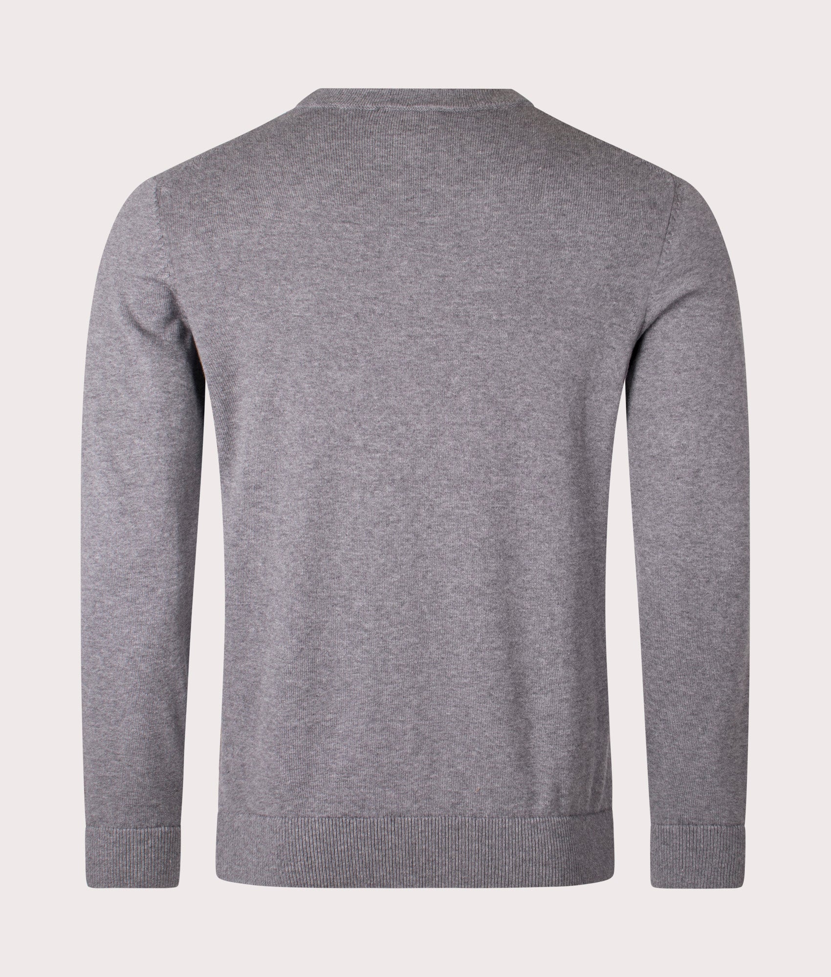 HUGO San Cassius C1 Sweatshirt in Medium Grey. 100% Organic Cotton. At EQVVS Menswear. Back shot. 