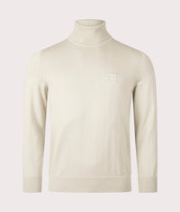 Regular Fit Akiro Rollneck Jumper: 271 Light Beige 