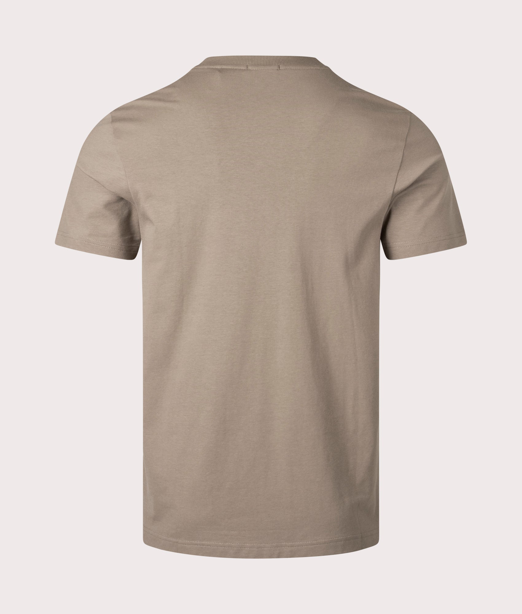 BOSS Regular Crew Neck Tee T-Shirt in Light Patel Green at EQVVS Back Shot