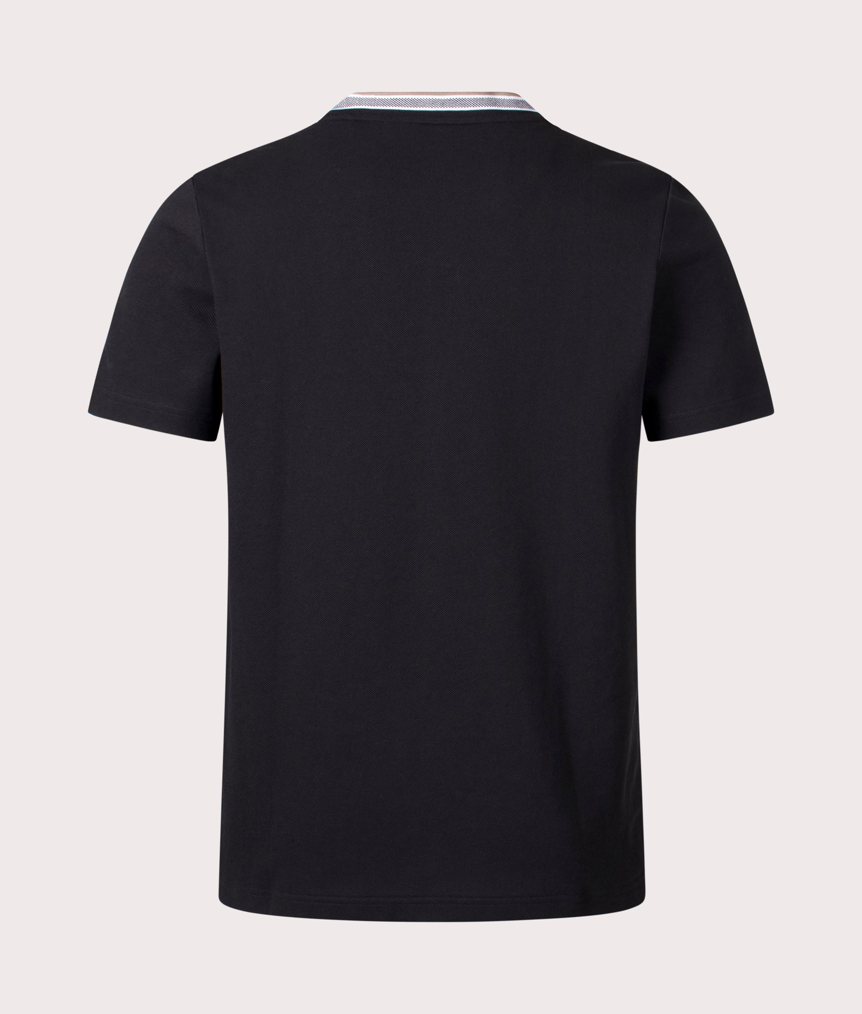 BOSS Taddy T-Shirt in Charcoal Black, 100% Cotton. EQVVS Back Shot.