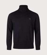 Regular Fit Akiro Rollneck Jumper: 001 Black 