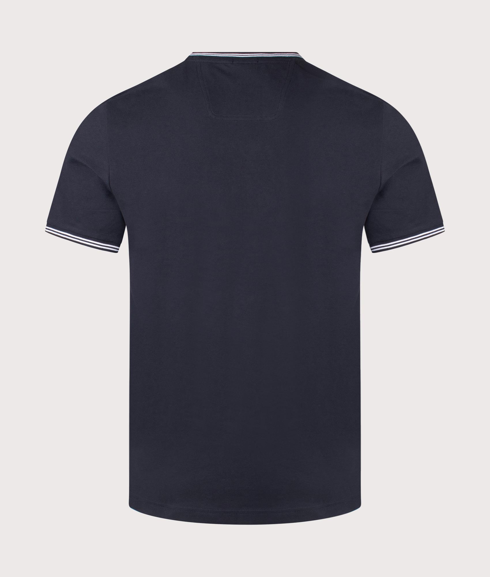 BOSS Taul T-Shirt in Dark Blue. Shot at EQVVS. Back shot