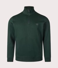 Quarter Zip Zetrust Sweatshirt: 350 Open Green 