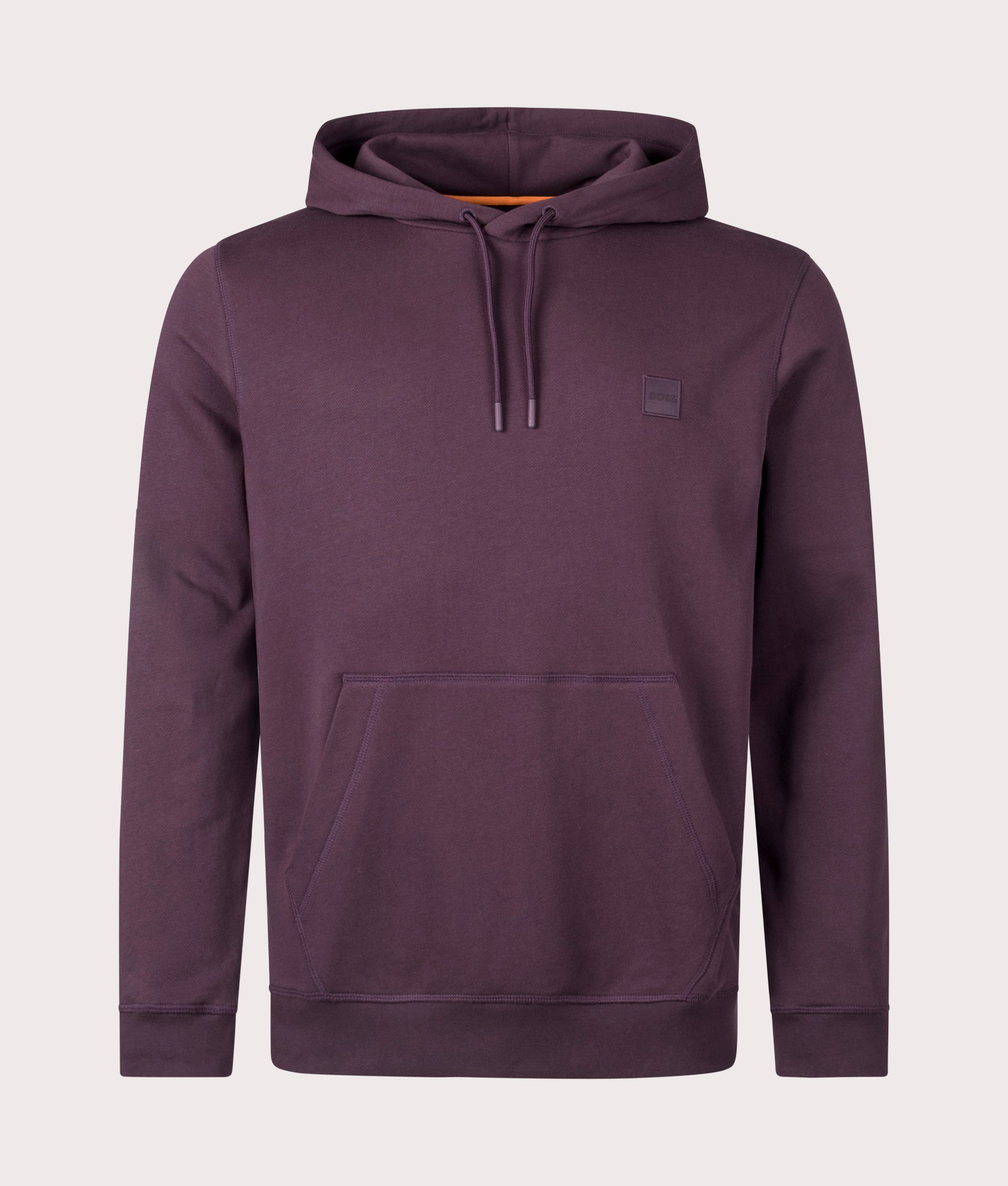 BOSS Wetalk Hoodie in Open Purple at EQVVS Menswear Front Shot