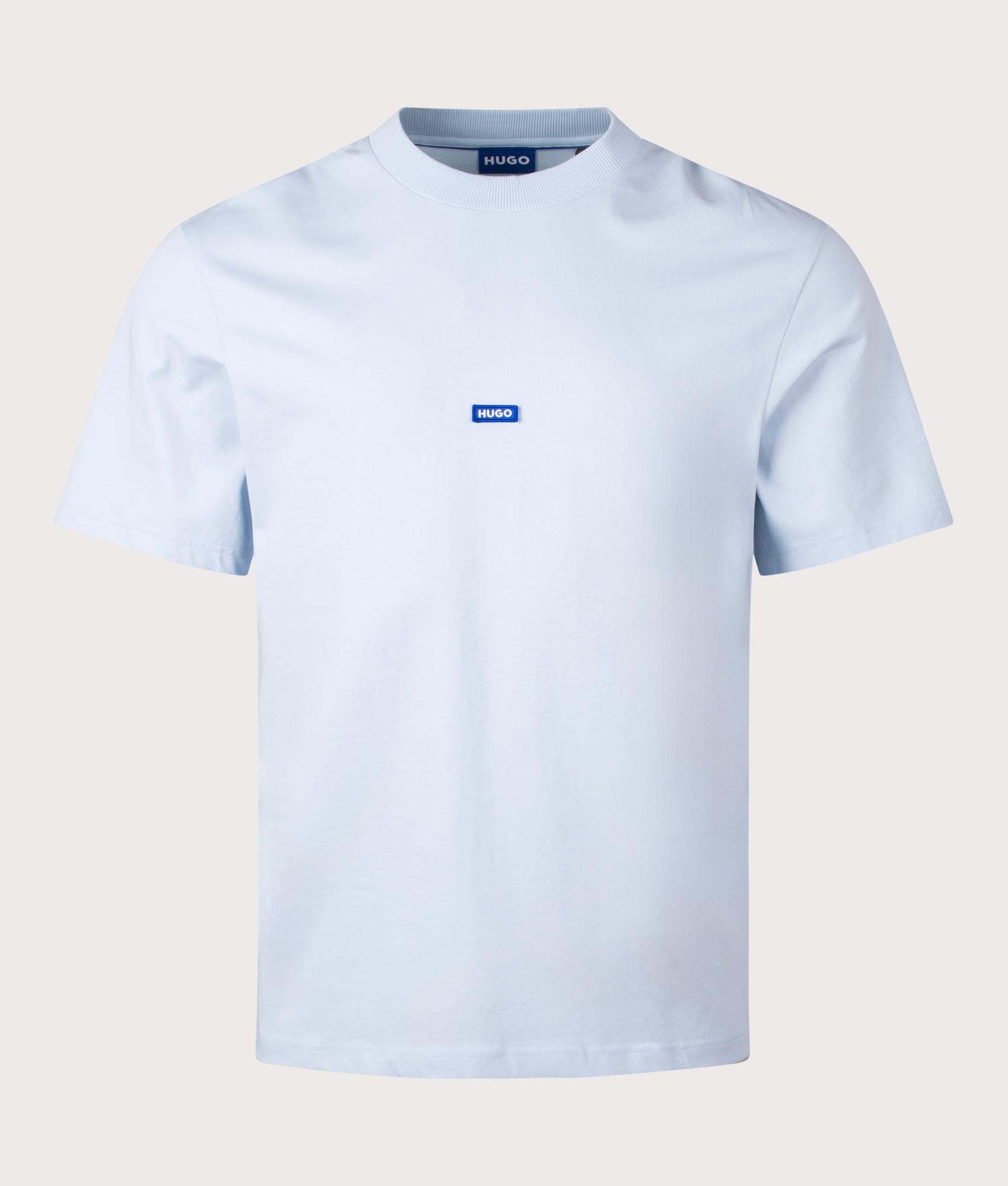 Hugo Nieros T-Shirt in 487 Open Blue. Shot at EQVVS. Front shot