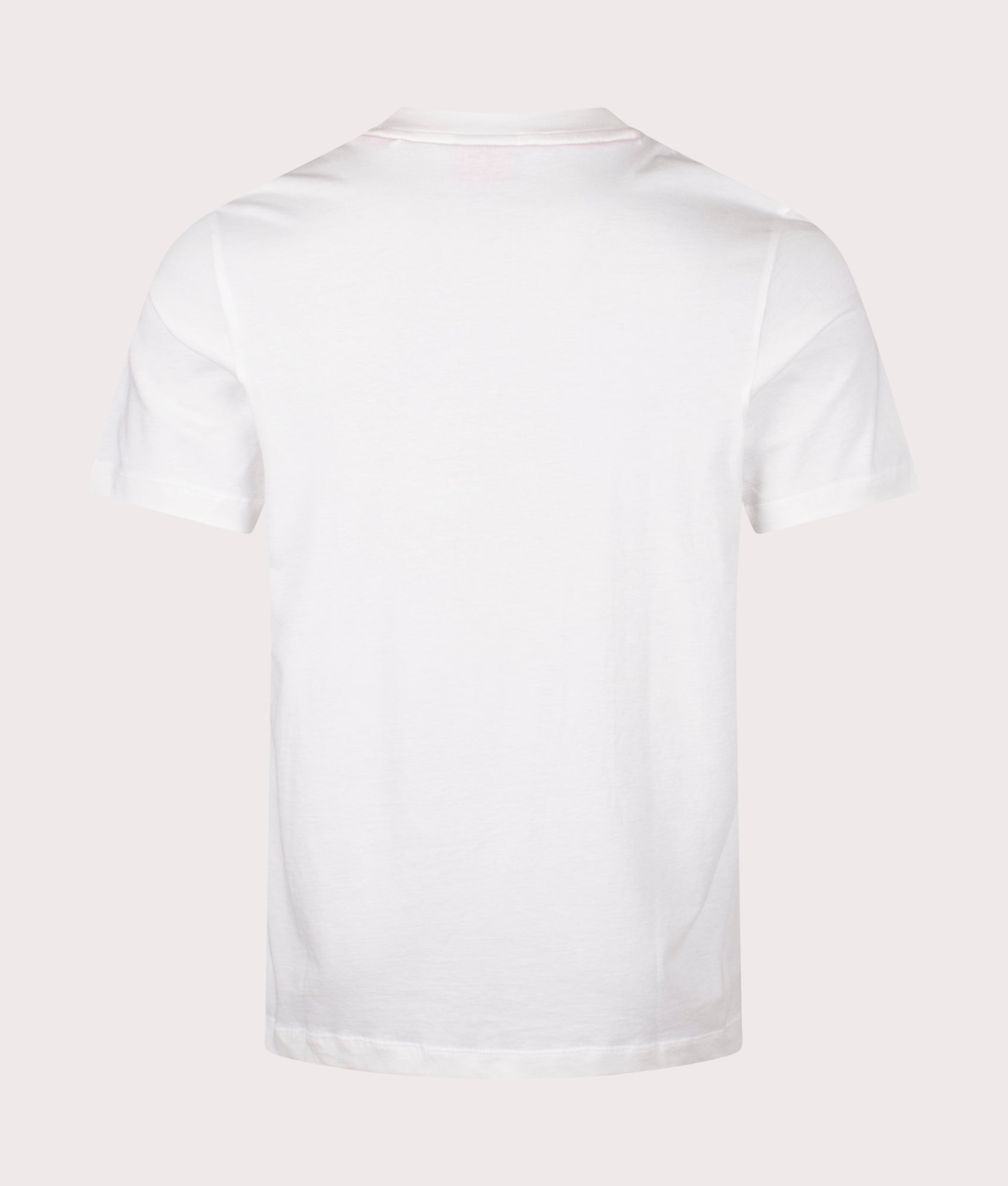 HUGO Dalendi T-Shirt in Natural, 100% Cotton at EQVVS. Back shot. 