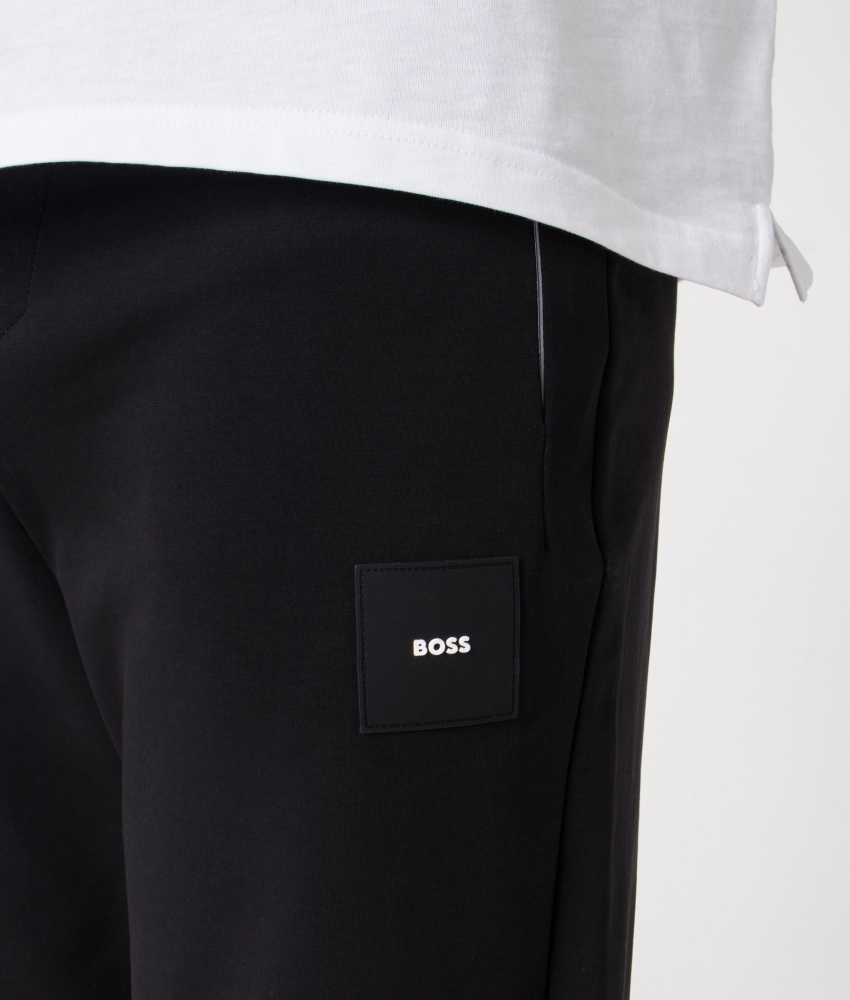 Regular Fit Hadiko Rib Joggers. Shot by EQVVS. Detail shot.