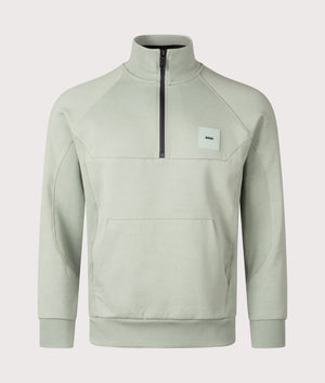Rib Quarter Zip. Shot by EQVVS. Front shot.