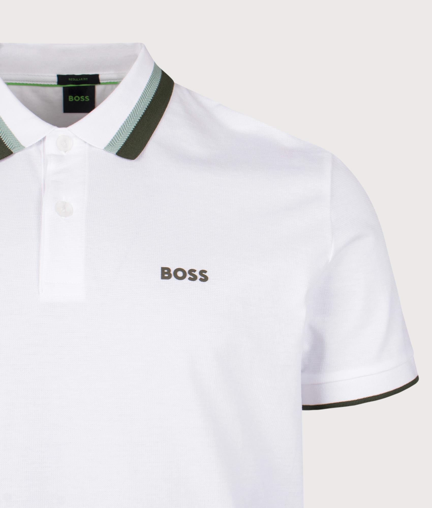 Paddy AP Heritage Polo Shirt. Shot by EQQVS. Detail shot.