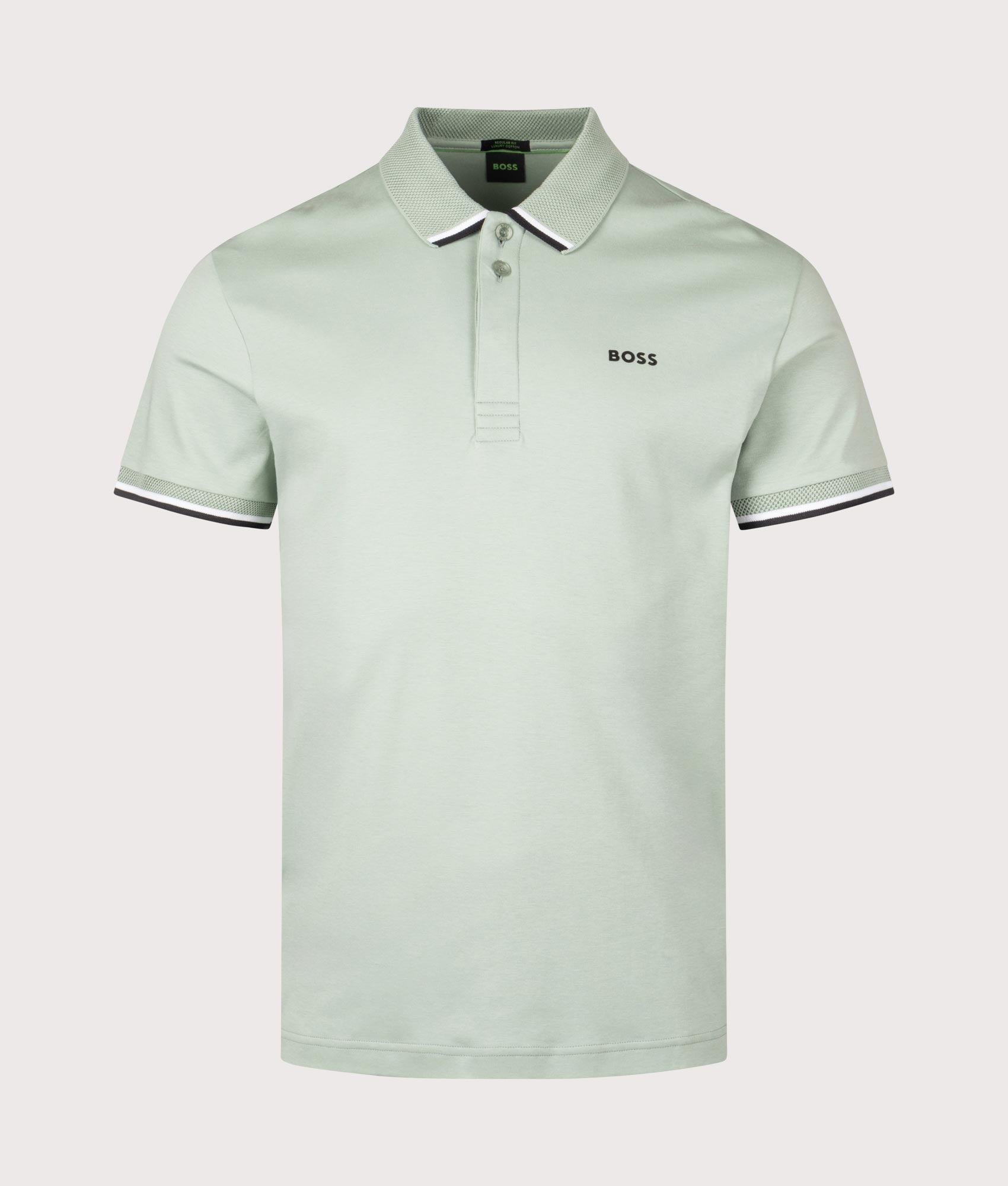 Paddy Lux Heritage Polo Shirt. Shot by EQVVS. Front shot.