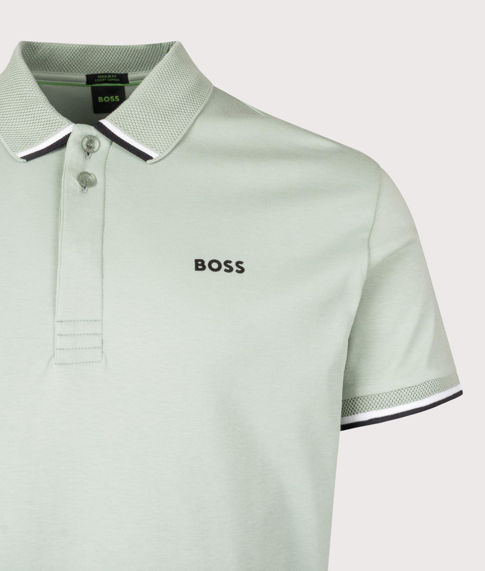 Paddy Lux Heritage Polo Shirt. Shot by EQVVS. Detail shot.