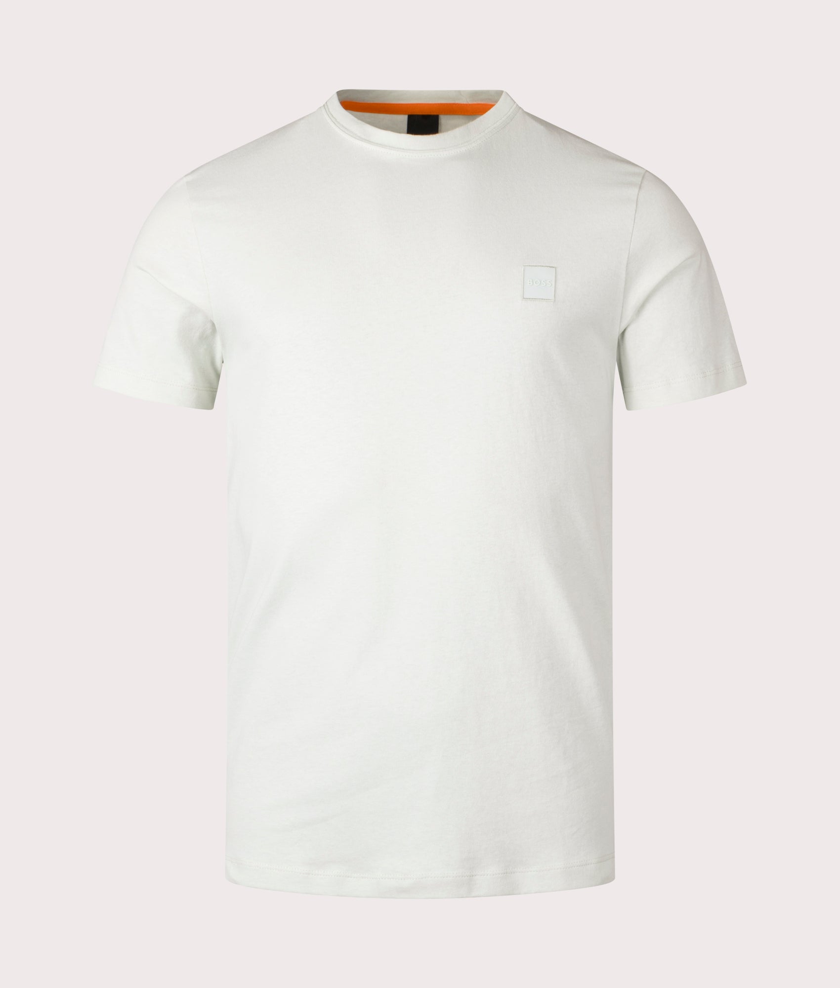 BOSS Tales T-Shirt Open Blue at EQVVS. Front Shot.