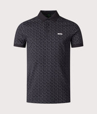 Paddy Striped C Polo Shirt: 001 Black 