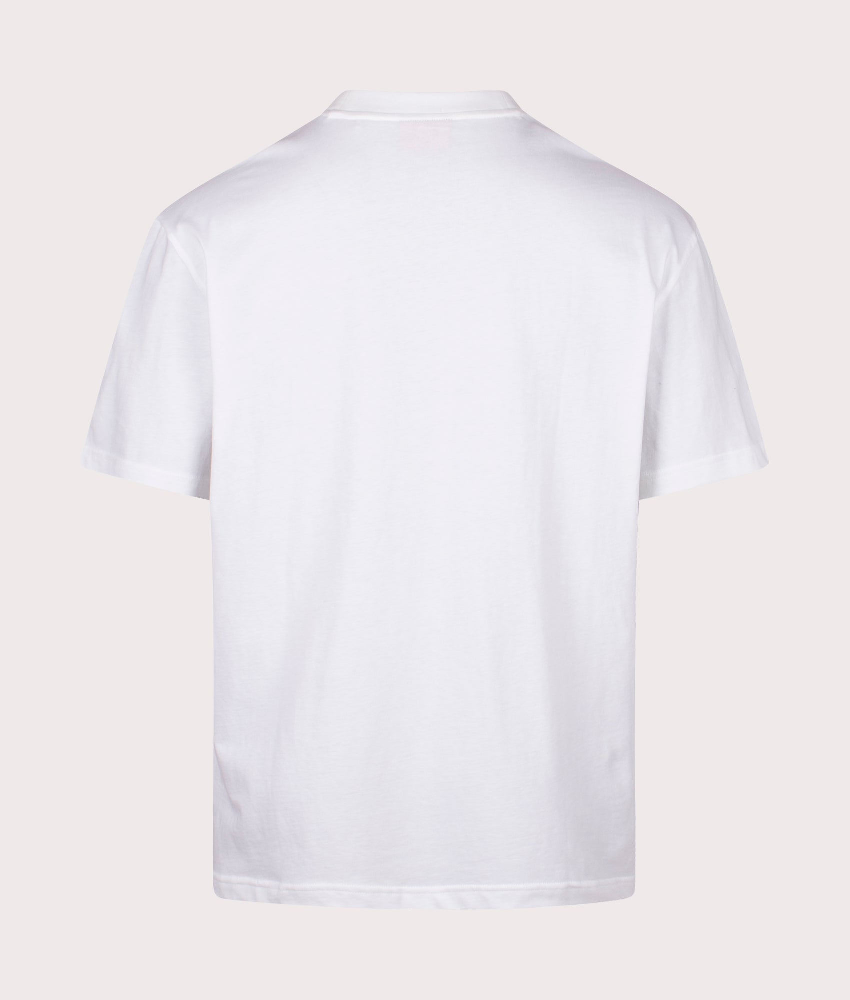 HUGO Duwedie T-Shirt in White. Shot at EQVVS. Back shot