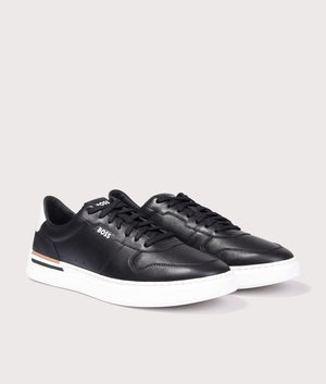 Clint Tenn Low Top Trainers. Shot y EQVVS. Front shot.