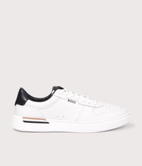 Clint Tenn Low Top Trainers: 140 Open White 