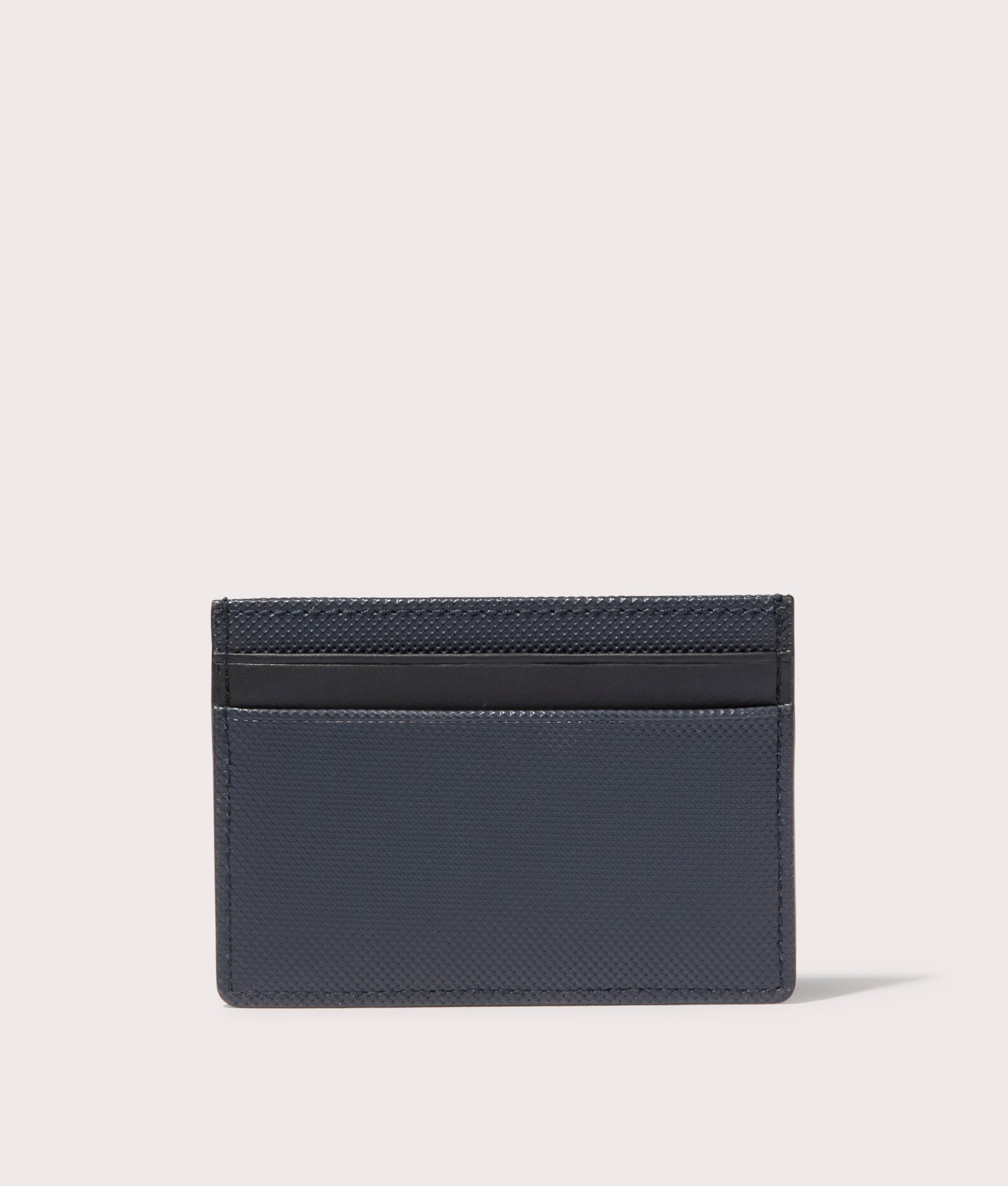 BOSS Jinko Card holder in Dark Navy at EQVVS. Slot Shot.
