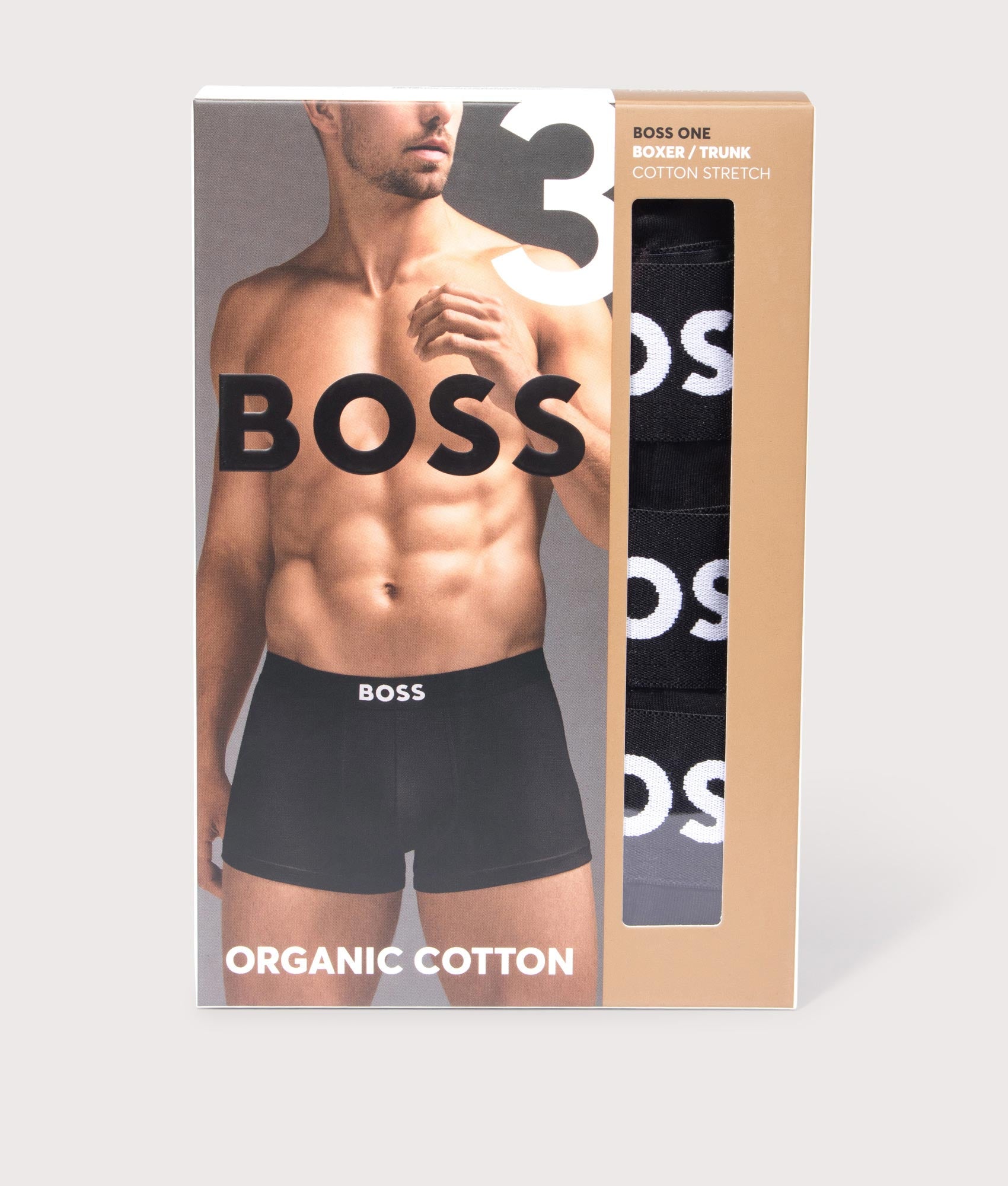 Boss, 3 Pack BOSS ONE Trunks, black, Eqvvs Menswear