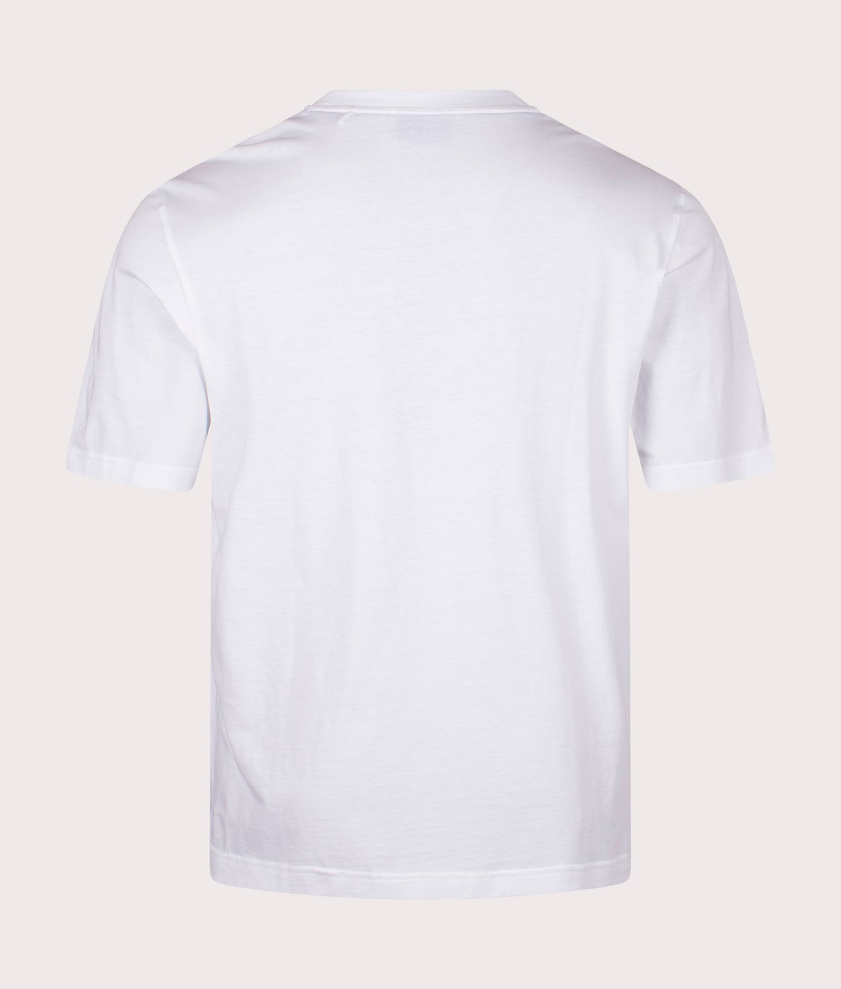 HUGO Nugibol T-Shirt in White. Shot at EQVVS. Back shot