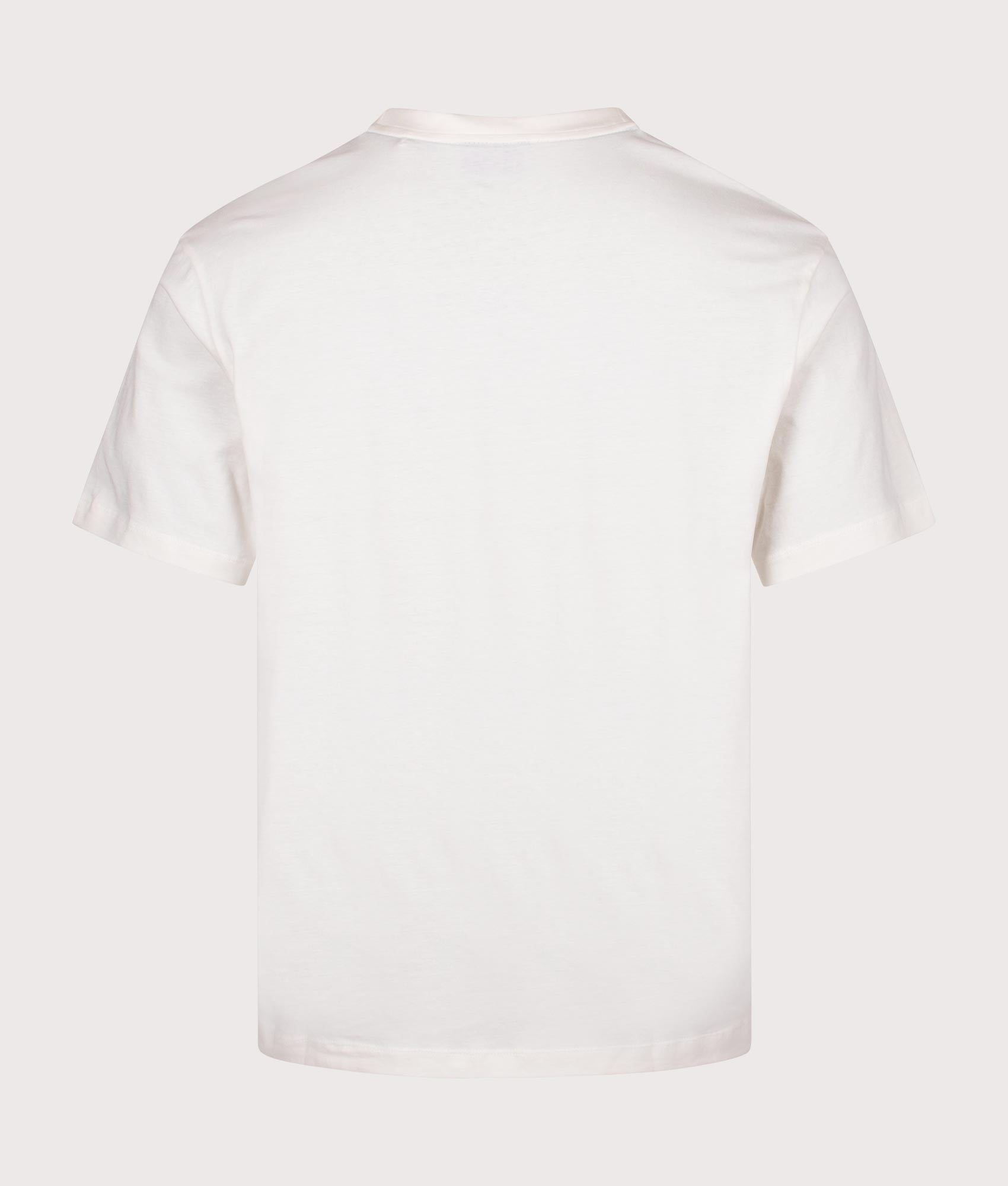 Hugo Newromi T-Shirt in Open White. Shot at EQVVS. Back Shot