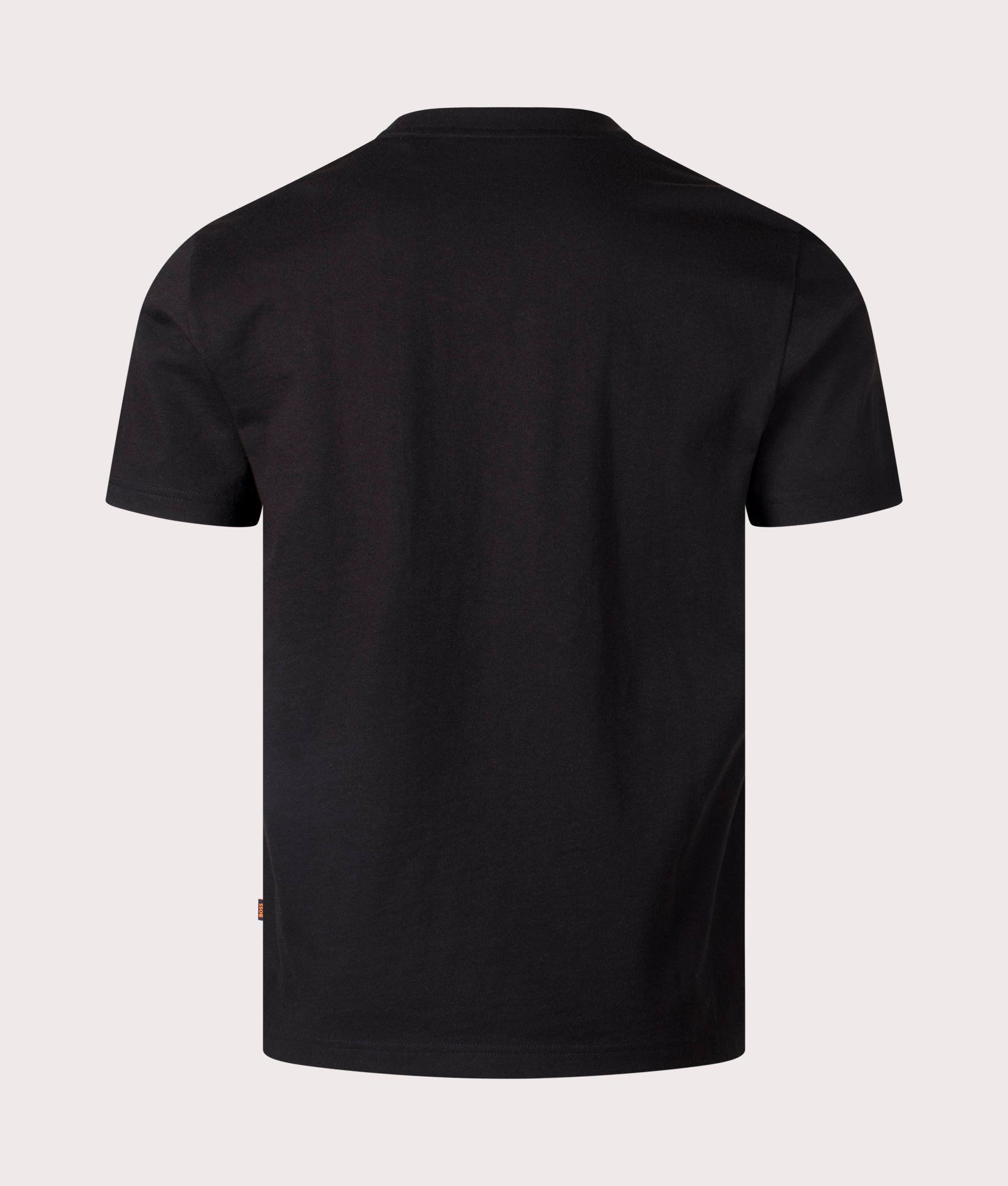 BOSS Ontheway T-Shirt in Black at EQVVS, Back Shot.